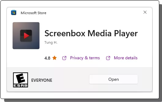 Install Screenbox