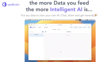 Train AI with any Kind Data to Start Chatting on this Free Bot yesBrain