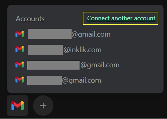 Connect another account