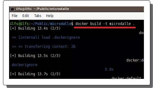 Docker build microdalle