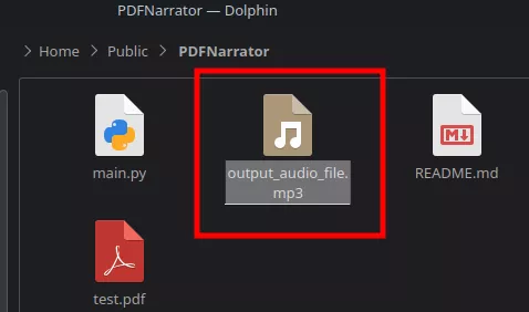PDFNarrator Audio File
