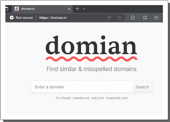 Domain Main UI
