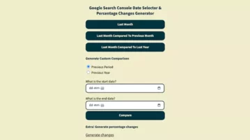 How to Compare Google Search Console Data Changes by Date