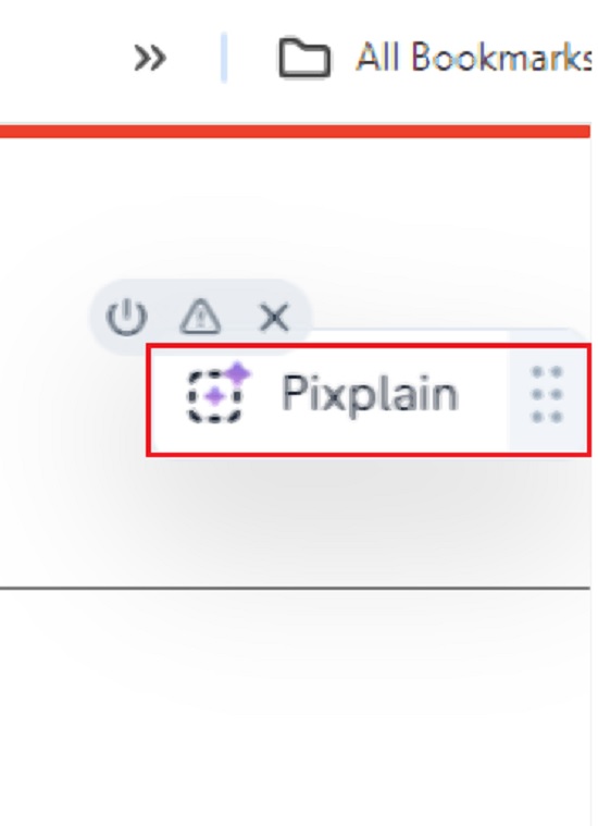 Pixplain button