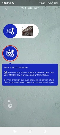 Pick 3D character