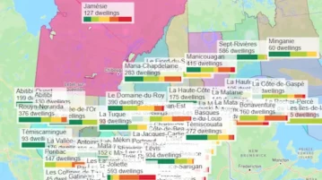 Free Interactive Map Visualization of Quebec HLMs