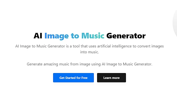 Free AI Image to Music Generator Website