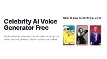 Free Celebrity AI Voice Generator from Audio Sample