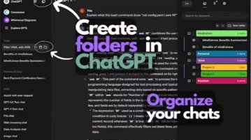 How to Create Folders in ChatGPT to Organize Chats?
