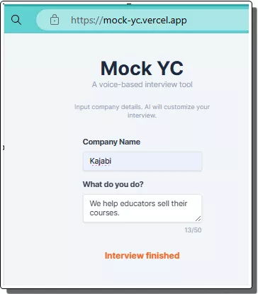 Mock YC Home