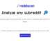 Analyze any Subreddit with AI in 30 Seconds: RedditScan