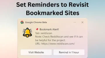 How to Set Reminders to Revisit Bookmarked Sites?